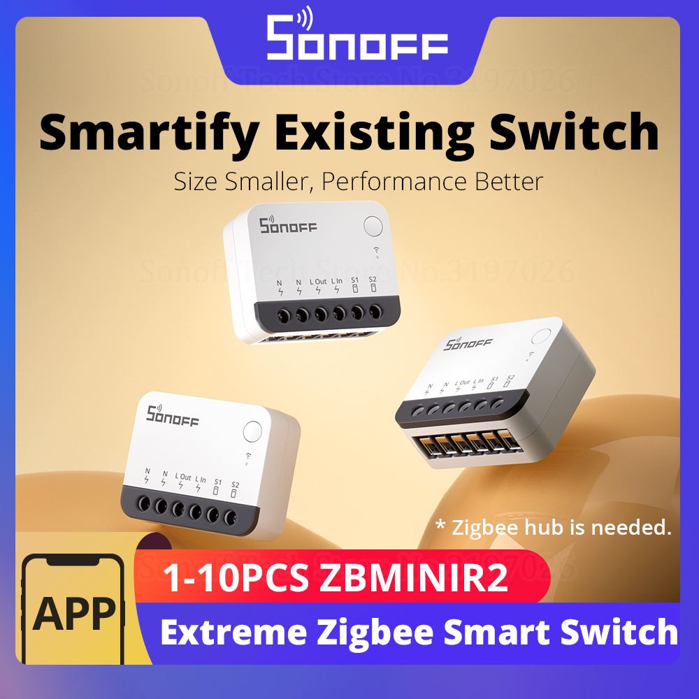 SONOFF ZBMINIR2 Interruptor In - Sonoff Mini R4 avaliação e preço