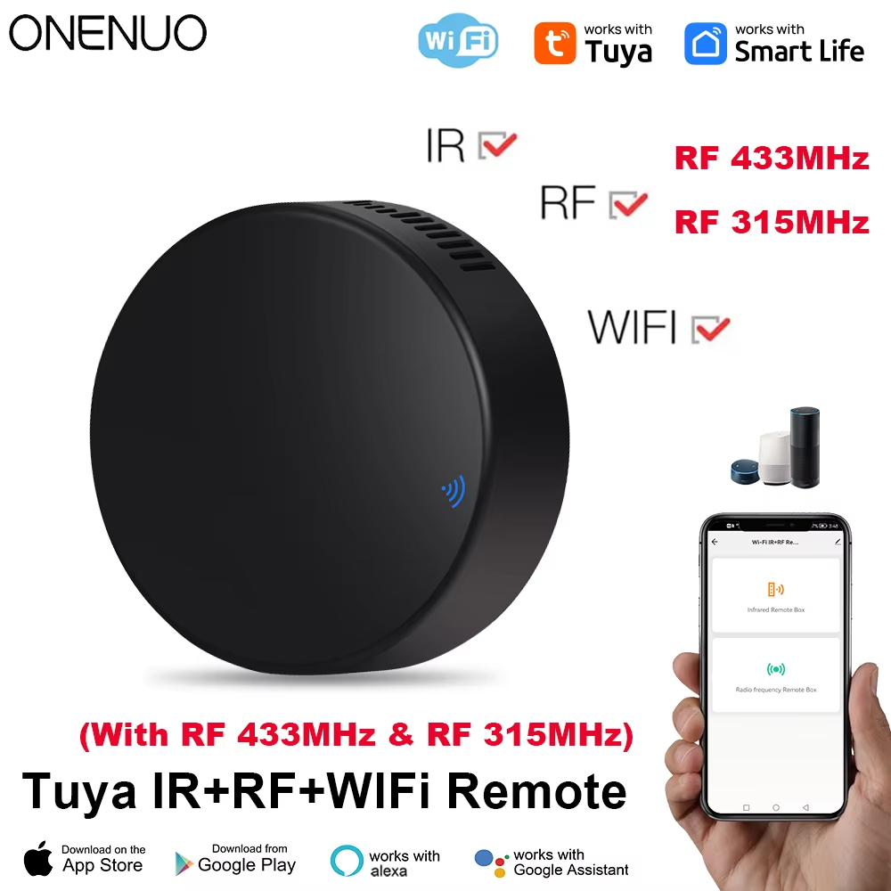 Tuya wifi rf ir controle remot - Home Assistant Tuya avaliação e preço