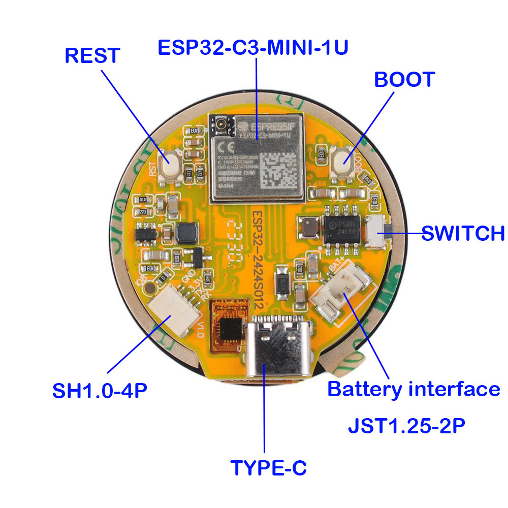 Módulo de Display ESP32 de 1,2 - Smart Home Module Iot avaliação e preço