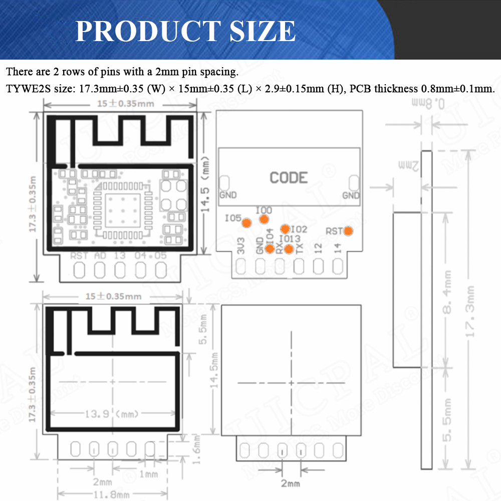 Transceptor de Módulo WiFi Ser - Smart Home Module Iot avaliação e preço