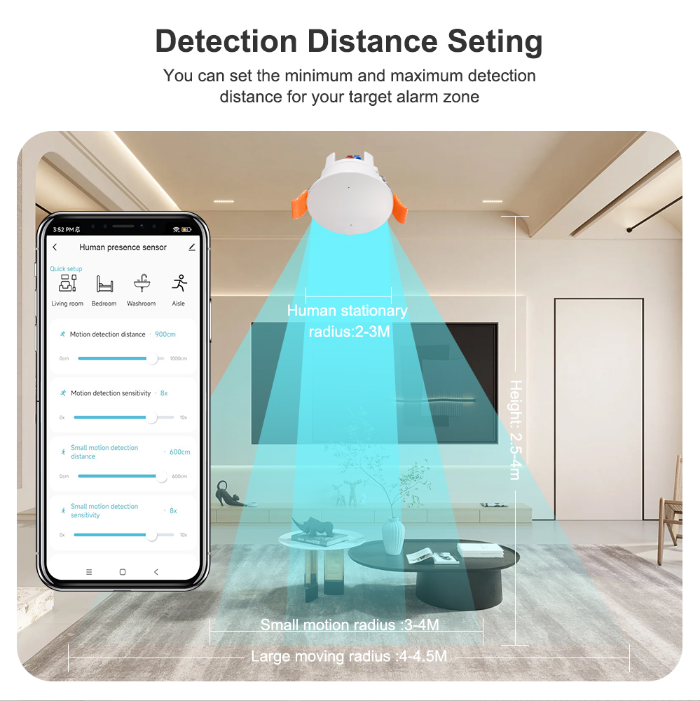 ZigBee MmWave Radar Sensor de  - Tasmota avaliação e preço