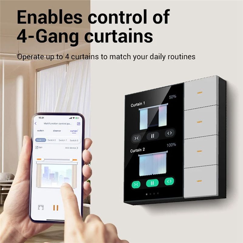 AED6-Tuya Zigbee Interruptor d - Tuya 4 Channel avaliação e preço